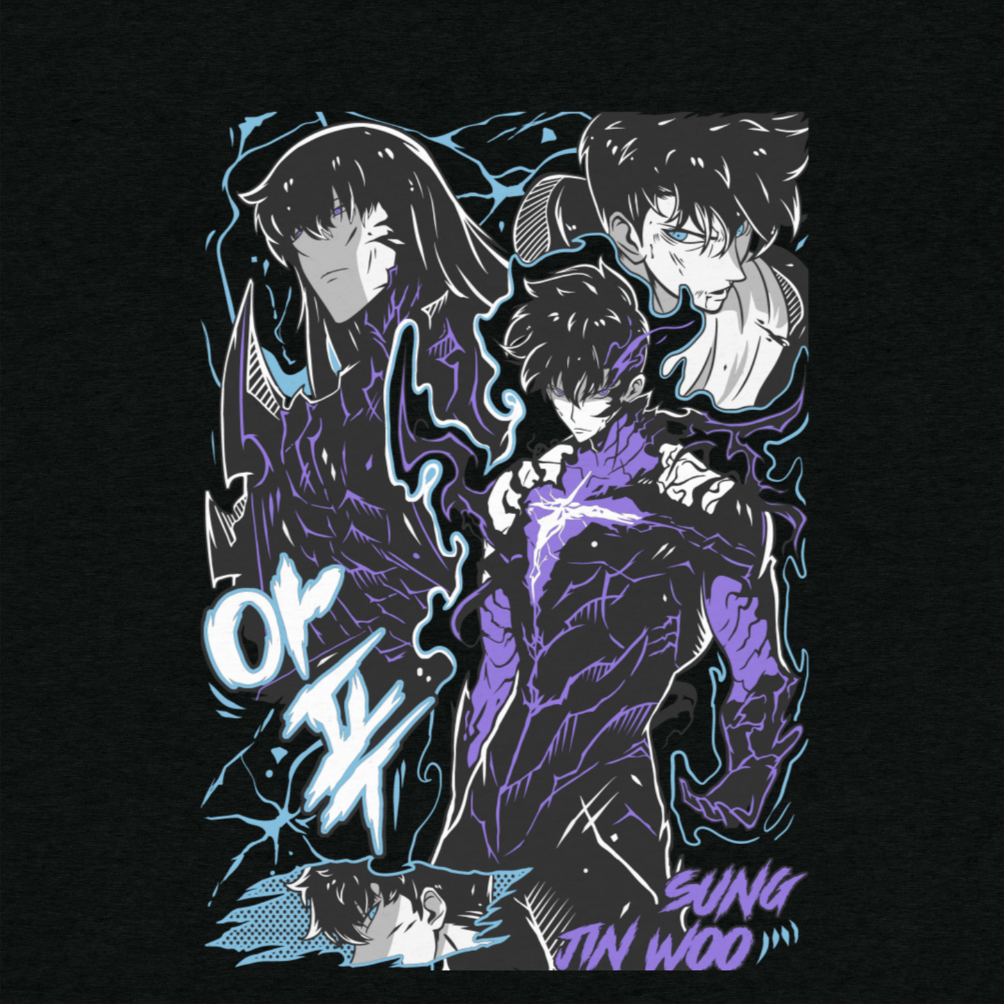 Shadow Monarch Rise – Jin-Woo Graphic Tee