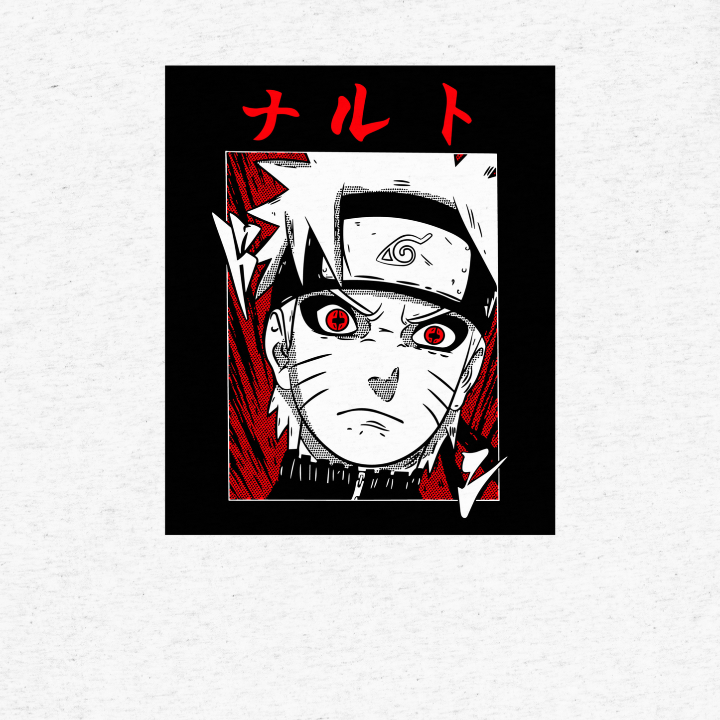 π₯ "Rage Unleashed: Naruto Kurama Mode Tee" π₯