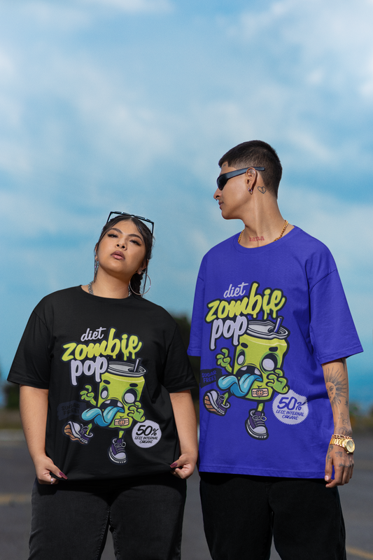 Zombie Pop Tee – Stay Dead, Look Lit 🧃💀